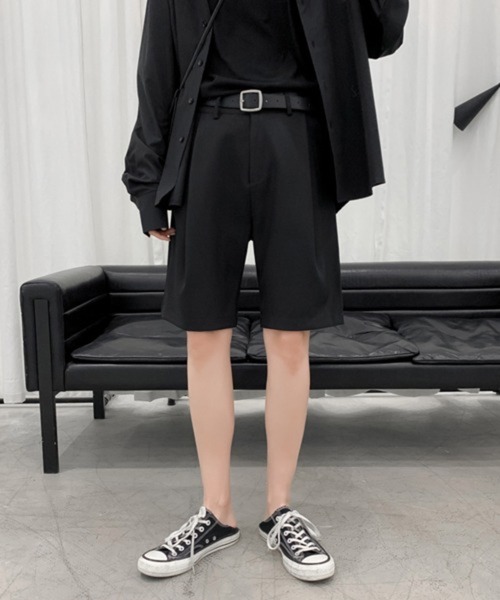 CERCA（チェルカ）の「【NOWLE】スラックス ハーフ ショーツ ショートパンツ（スラックス・メンズ・オフホワイト・MEDIUM）」の7枚目の写真