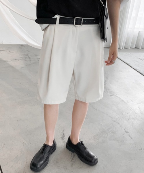 CERCA（チェルカ）の「【NOWLE】スラックス ハーフ ショーツ ショートパンツ（スラックス・メンズ・オフホワイト・MEDIUM）」の18枚目の写真