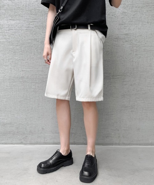 CERCA（チェルカ）の「【NOWLE】スラックス ハーフ ショーツ ショートパンツ（スラックス・メンズ・オフホワイト・MEDIUM）」の19枚目の写真