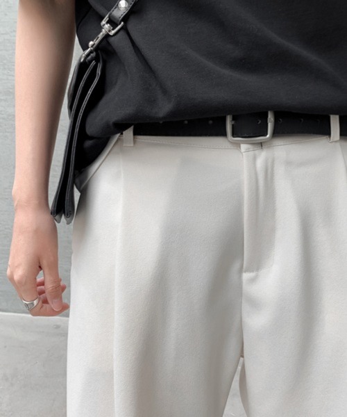 CERCA（チェルカ）の「【NOWLE】スラックス ハーフ ショーツ ショートパンツ（スラックス・メンズ・オフホワイト・MEDIUM）」の20枚目の写真