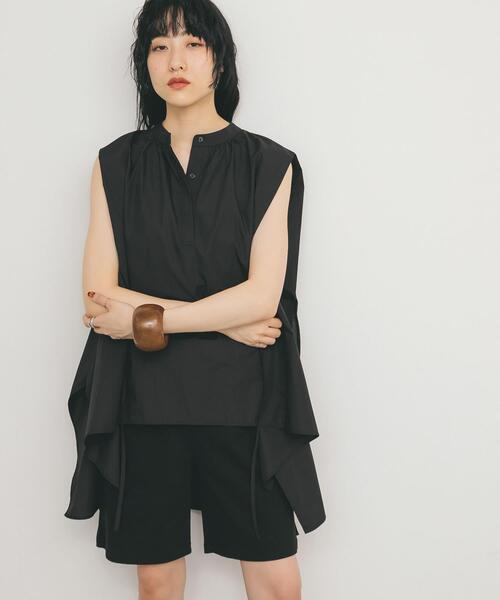 KBF（ケイビーエフ）の「BACKボリュームギャザーブラウス（シャツ/ブラウス・レディース・ブラック/オフホワイト/オレンジ系その他・ONE）」の18枚目の写真