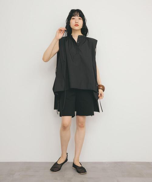 KBF（ケイビーエフ）の「BACKボリュームギャザーブラウス（シャツ/ブラウス・レディース・ブラック/オフホワイト/オレンジ系その他・ONE）」の22枚目の写真