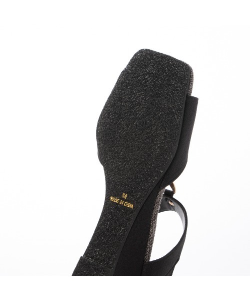 Realta（レアルタ）の「Realta(レアルタ)4cmウェッジソールゴールドリングサンダル（サンダル・レディース・シルバー/ホワイト/ブラック・S/M/L/LL）」の17枚目の写真