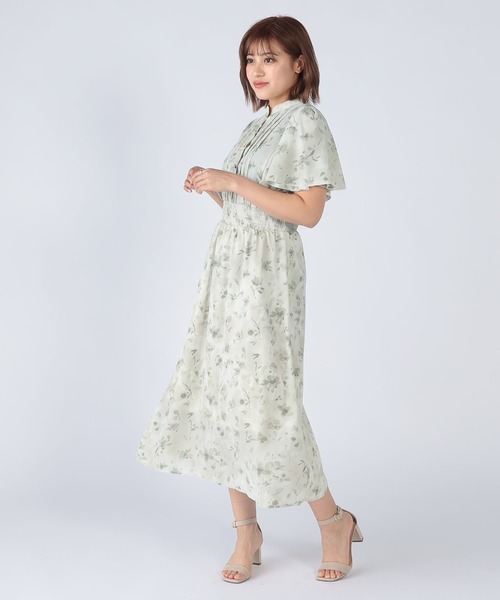 SALE‼️CECIL McBEE❤️セシルマクビー❤️トレンチワンピース❤️ セシルマクビー CECIL McBEE オフショルダー トレンチ