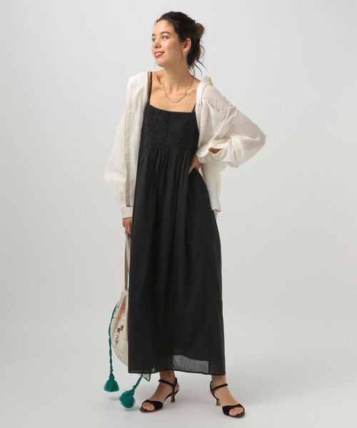 BAYFLOW（ベイフロー）の「インディアンキャミワンピース（ワンピース・レディース・レッド/ブラック・FREE）」の7枚目の写真