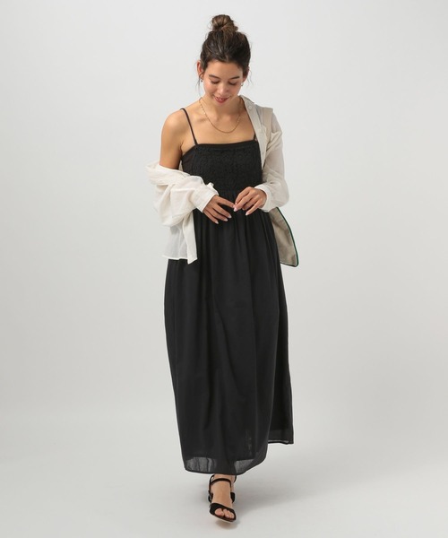 BAYFLOW（ベイフロー）の「インディアンキャミワンピース（ワンピース・レディース・レッド/ブラック・FREE）」の9枚目の写真