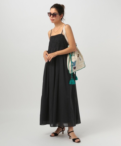 BAYFLOW（ベイフロー）の「インディアンキャミワンピース（ワンピース・レディース・レッド/ブラック・FREE）」の10枚目の写真