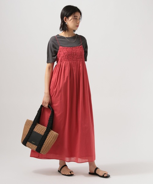 BAYFLOW（ベイフロー）の「インディアンキャミワンピース（ワンピース・レディース・レッド/ブラック・FREE）」の11枚目の写真