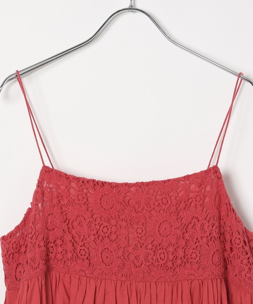 BAYFLOW（ベイフロー）の「インディアンキャミワンピース（ワンピース・レディース・レッド/ブラック・FREE）」の17枚目の写真