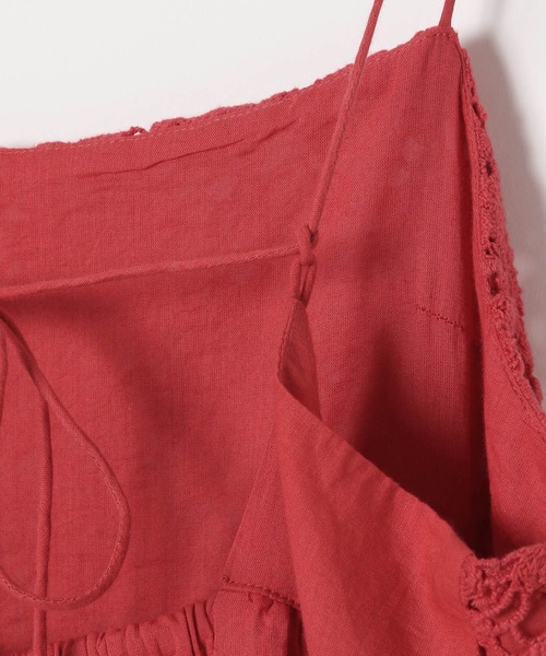 BAYFLOW（ベイフロー）の「インディアンキャミワンピース（ワンピース・レディース・レッド/ブラック・FREE）」の22枚目の写真