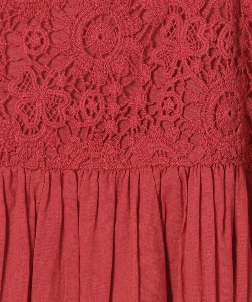 BAYFLOW（ベイフロー）の「インディアンキャミワンピース（ワンピース・レディース・レッド/ブラック・FREE）」の4枚目の写真