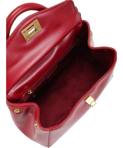 JW PEI(ジェイダブリューペイ)の「【JWPEI】LUCIA CLASSICTOP HADB(ハンドバッグ・レディース・レッド/キャメル・FREE)」の8枚目の写真