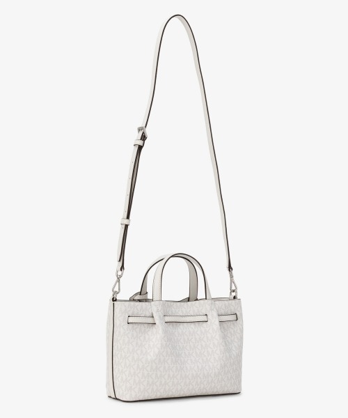 MICHAEL KORS(マイケルコース)の「CARSON センタージップ サッチェル スモール - MKシグネチャー(ハンドバッグ・レディース・ホワイト系・FREE)」の6枚目の写真
