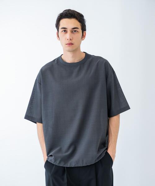 セール】ウォッシャブルウールサイロフィルショートスリーブ Tシャツ