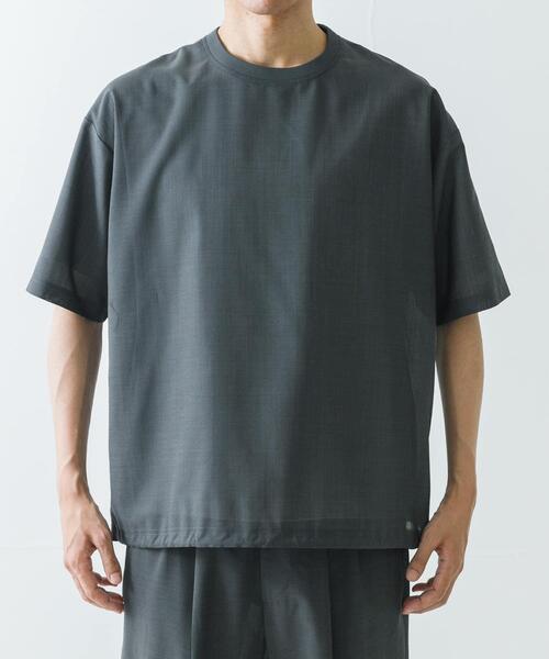 セール】ウォッシャブルウールサイロフィルショートスリーブ Tシャツ