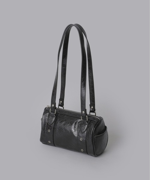 Olu.（オルドット）の「ラウンドボストンバッグ（ボストンバッグ・レディース・レモンイエロー/ブラック/ホワイト/ピンク/ライム・FREE）」の19枚目の写真