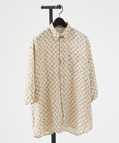 INDIVIDUALIZED SHIRTS(インディビジュアライズドシャツ)の「【別注】Individualized shirts / ボタンダウン半袖シャツ オーバーサイズ / アソート柄(シャツ/ブラウス・メンズ・ベージュ/レッド/カーキ・フリー)」の11枚目の写真