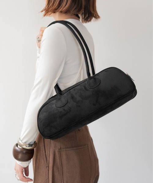 セール】フェイクスエード ボストンバッグ（ボストンバッグ）｜hwyl