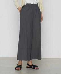 K.T KIYOKO TAKASE | コットンタイプライター ギャザーワイドパンツ(その他パンツ)