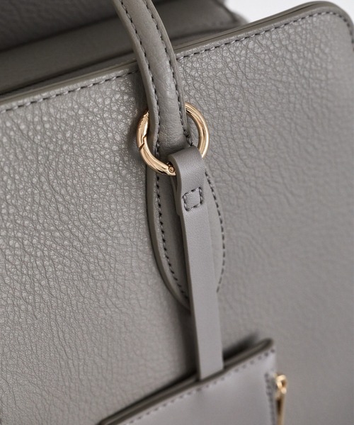 12Twelve Agenda（トゥエルブ　アジェンダ）の「【A4収納可能】パスケース付A4トートバッグ（トートバッグ・レディース・チャコールグレー/グレイッシュベージュ/ベージュ・FREE）」の15枚目の写真