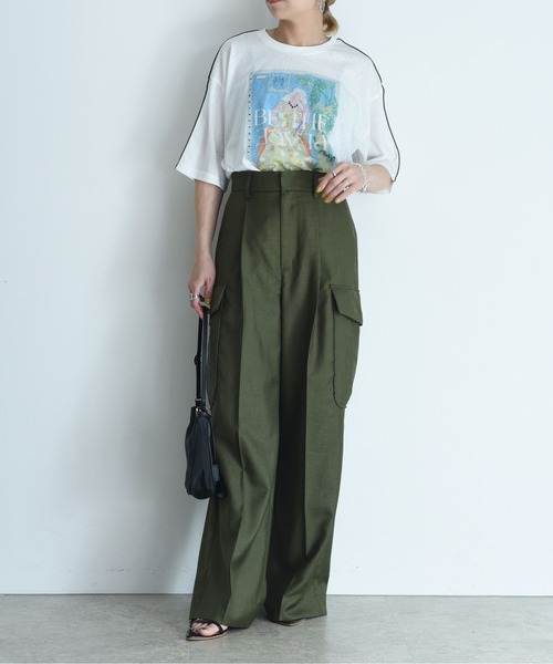 アートプリント 配色メロウシアーTシャツ Eimee Law│Eimee Law