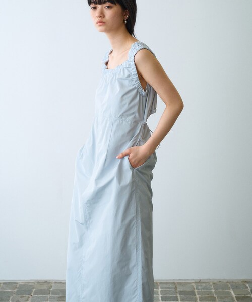 CODE A(コードエー)の「sporty gathered dress(ワンピース・レディース・サックスブルー/ピンク/ライトパープル/ネイビー・00)」の10枚目の写真