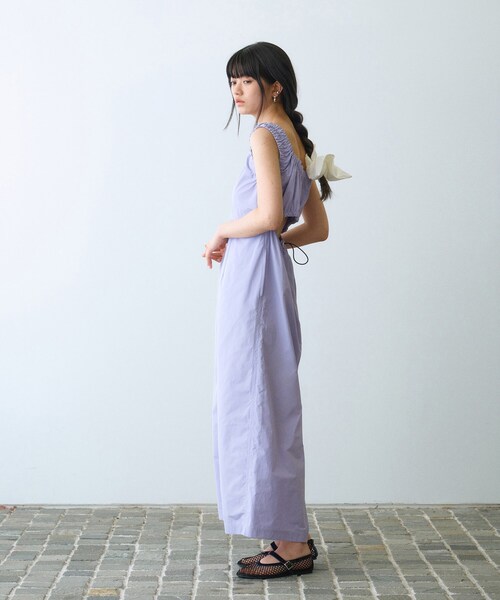 CODE A(コードエー)の「sporty gathered dress(ワンピース・レディース・サックスブルー/ピンク/ライトパープル/ネイビー・00)」の18枚目の写真