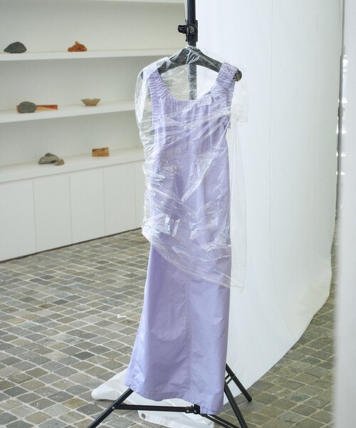 CODE A(コードエー)の「sporty gathered dress(ワンピース・レディース・サックスブルー/ピンク/ライトパープル/ネイビー・00)」の21枚目の写真