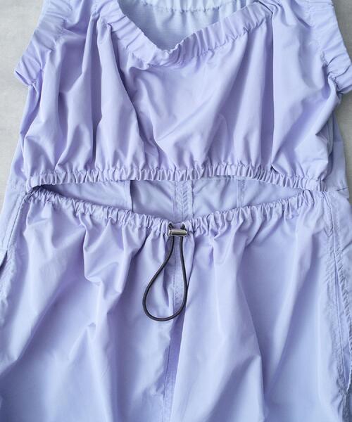 CODE A(コードエー)の「sporty gathered dress(ワンピース・レディース・サックスブルー/ピンク/ライトパープル/ネイビー・00)」の22枚目の写真