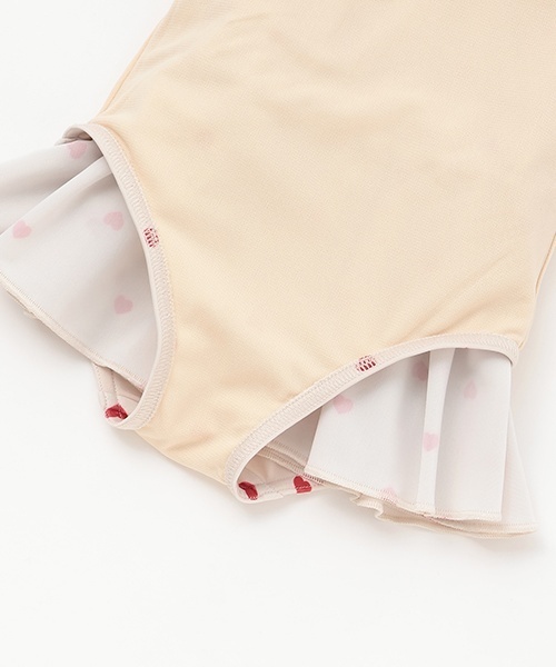 petit main（プティマイン）の「【SWIM】フリルワンピース水着（水着・キッズ・ライトブルー/ライトピンク/ライトベージュ・90cm/100cm/80ｃｍ/120cm/130cm/110cm）」の5枚目の写真