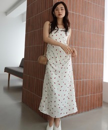 EIMY ISTOIRE | cherry patternキャミワンピース(ワンピース)