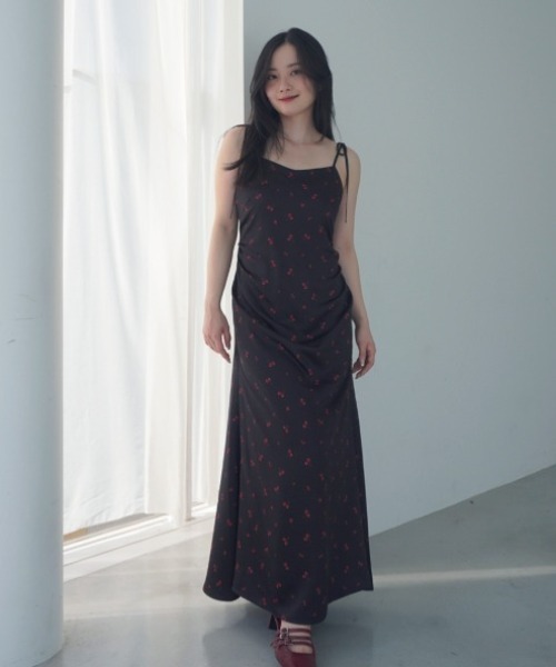 cherry patternキャミワンピース（ワンピース）｜eimy istoire