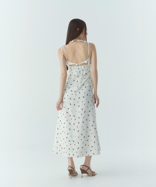 【美品】eimy istoire cherry patternキャミワンピース セール】cherry patternキャミワンピース（ワンピース）｜EIMY