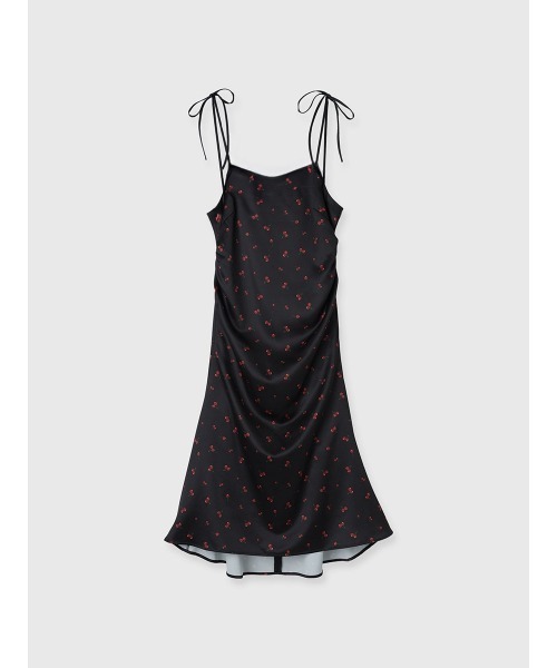 eimy istoire cherry patternキャミワンピース cherry patternキャミワンピース（マキシ丈/ロングワンピース