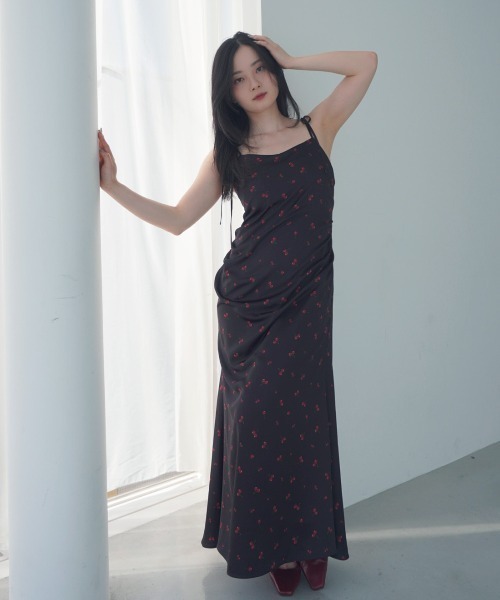 cherry patternキャミワンピース（ワンピース）｜eimy istoire