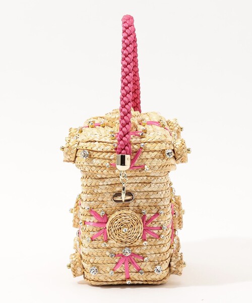 TOMORROWLAND （トゥモローランド）の「Le Nine TRUNK CIRCLE バスケットバッグ（かごバッグ・レディース・ベージュ・FREE）」の3枚目の写真