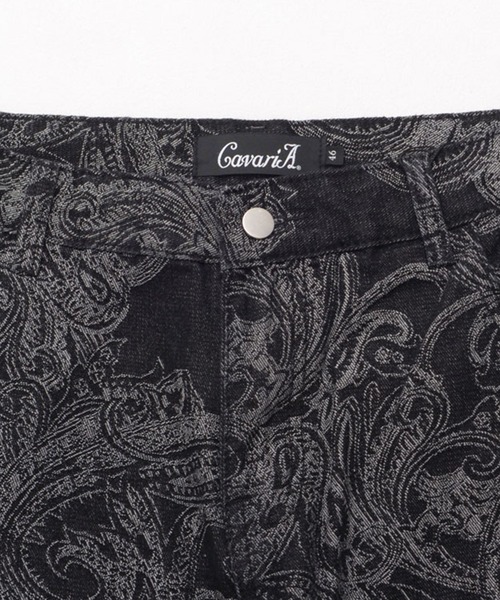 CavariA（キャバリア）の「『CavariA/キャバリア』ペイズリーパンツ（デニムパンツ・メンズ・ブルー/ブラック・L/M）」の7枚目の写真