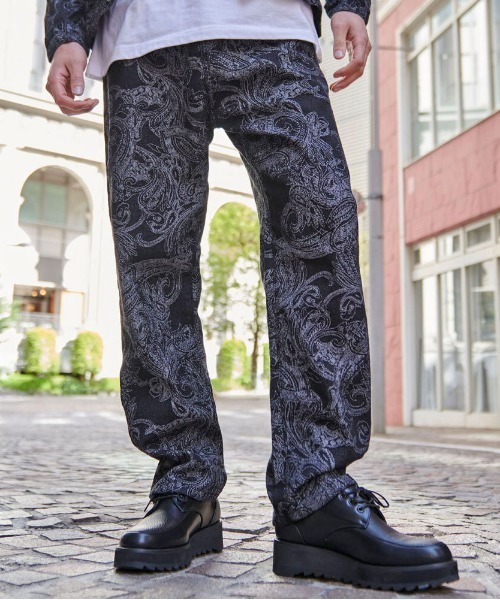 CavariA（キャバリア）の「『CavariA/キャバリア』ペイズリーパンツ（デニムパンツ・メンズ・ブルー/ブラック・L/M）」の19枚目の写真
