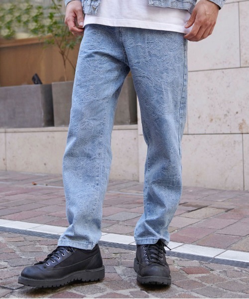 CavariA（キャバリア）の「『CavariA/キャバリア』ペイズリーパンツ（デニムパンツ・メンズ・ブルー/ブラック・L/M）」の20枚目の写真