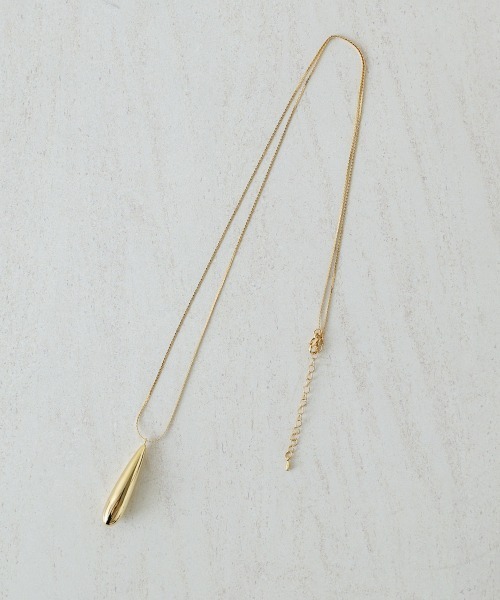 Bou Jeloud（ブージュルード）の「メタルドロップネックレス（ネックレス・レディース・シルバー/ゴールド・ONESIZE）」の2枚目の写真