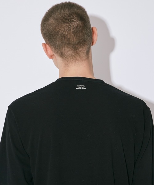 beautiful people（ビューティフルピープル）の「dry touch jersey    uppercase BPlogo T（Tシャツ/カットソー・レディース・チャコール/ブラック/オリーブ・36/40/38）」の13枚目の写真