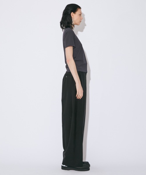 beautiful people（ビューティフルピープル）の「dry touch jersey    uppercase BPlogo T（Tシャツ/カットソー・レディース・チャコール/ブラック/オリーブ・36/40/38）」の15枚目の写真