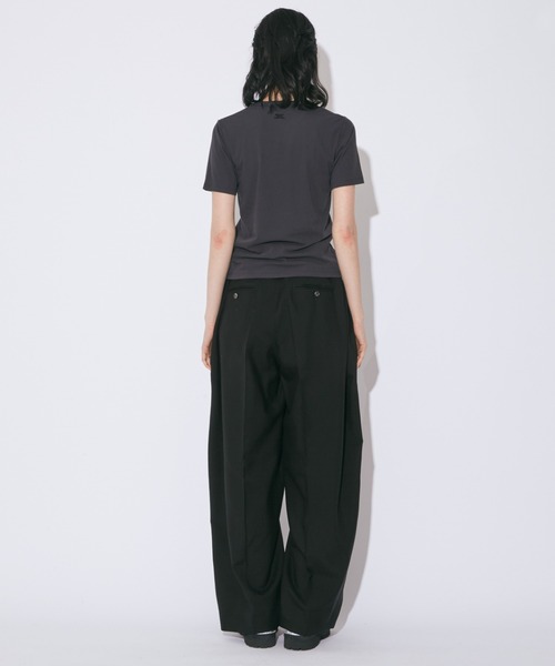 beautiful people（ビューティフルピープル）の「dry touch jersey    uppercase BPlogo T（Tシャツ/カットソー・レディース・チャコール/ブラック/オリーブ・36/40/38）」の16枚目の写真