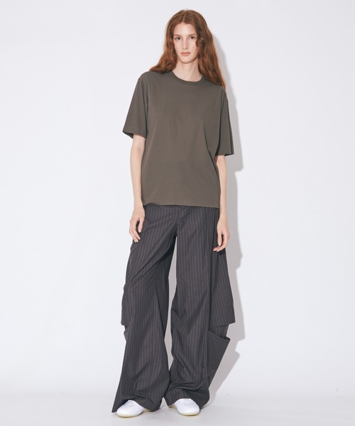 beautiful people（ビューティフルピープル）の「dry touch jersey    uppercase BPlogo T（Tシャツ/カットソー・レディース・チャコール/ブラック/オリーブ・36/40/38）」の6枚目の写真