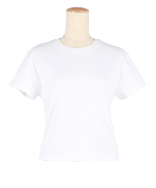 【関税込み】We11done オフホワイト コットン ミニロゴ Tシャツ We11done: Off-White Cotton Mini Logo T-shirt | SSENSE