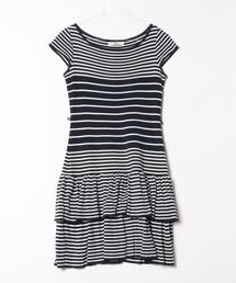 Rene basic ルネ ワンピース Rene ルネ ウォッシャブルリネンティアードドレス ワンピース