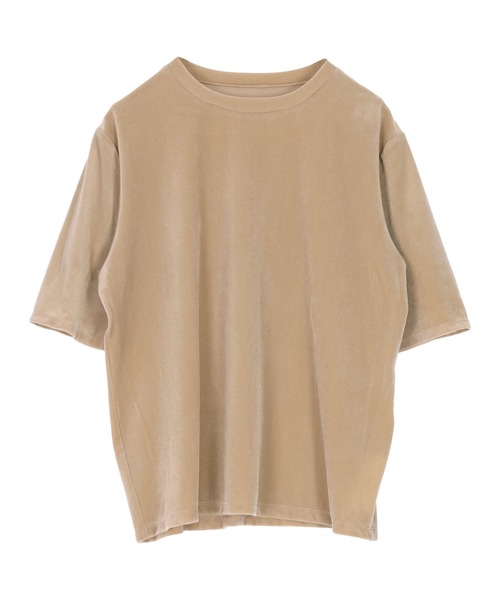 titivate(ティティベイト)の「シアーベロア半袖Tシャツ(Tシャツ/カットソー・レディース・ネイビー/ベージュ/グリーン/ブラウン/アイボリー/ブラック・L/M/S)」の11枚目の写真