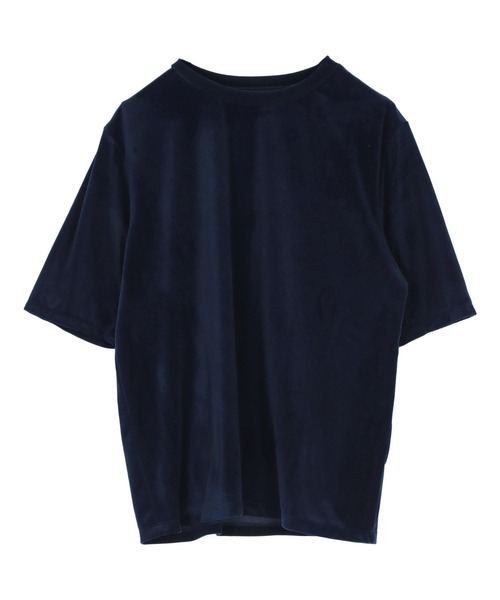 titivate(ティティベイト)の「シアーベロア半袖Tシャツ(Tシャツ/カットソー・レディース・ネイビー/ベージュ/グリーン/ブラウン/アイボリー/ブラック・L/M/S)」の13枚目の写真