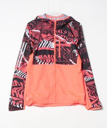 古着　adidasブルゾン 古着 80s USA製 adidas トレフォイル フロッキー プリント