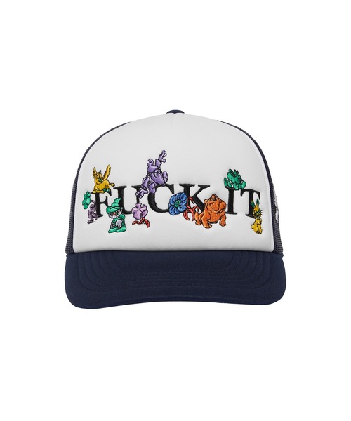 HUF(ハフ)の「TRIP TRUCKER HAT(キャップ・メンズ・ネイビー/イエロー系その他・O/S)」の7枚目の写真